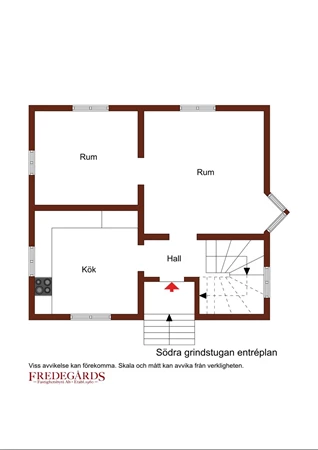 Planlösning för Veckholm Härjarö 5-26