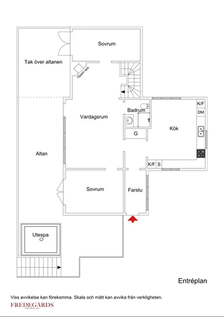 Planlösning för Plintsberg Spålsvägen 8