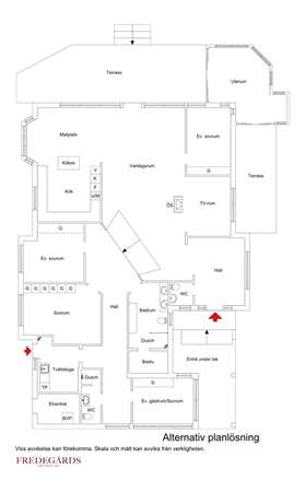 Alternativ planlösning