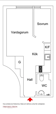 Planlösning för Valhallavägen 69